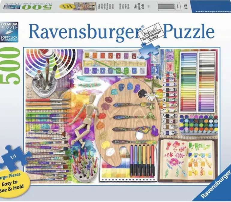 Artists Palette Puzzle – 500 Piece