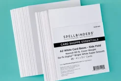 A2 Side Fold Card Bases – 25 pack