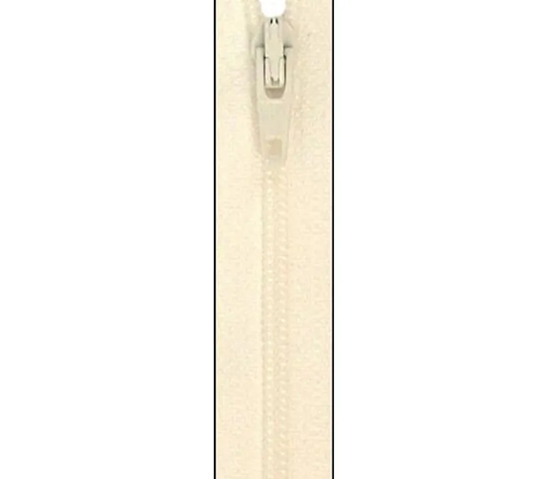 Atkinson Designs YKK Zipper – 22-inch – Marshmallow