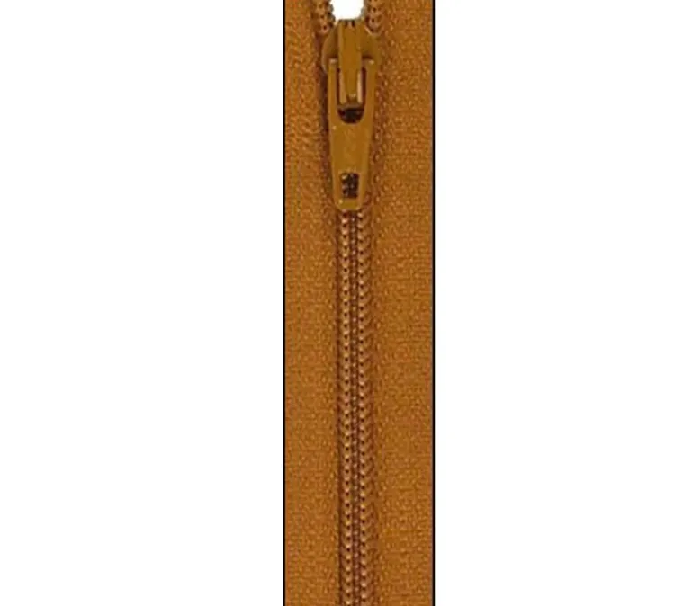Atkinson Designs YKK Zipper – 14-inch – Gingerbread