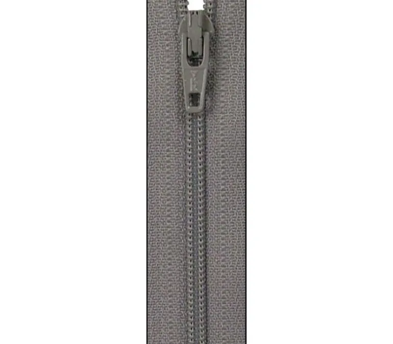 Atkinson Designs YKK Zipper – 14-inch – Grey Kitty