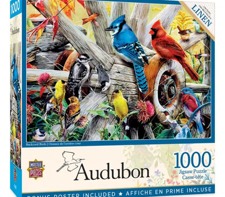 Audubon Backyard Birds Puzzle – 1000 Piece