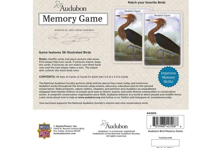 Audubon Memory Game