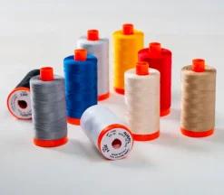 Aurifil Cotton Thread Mako – 50-weight/1300-meters (view colors)