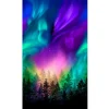 Aurora Borealis Fabric Panel, 24-inches by 44-inches