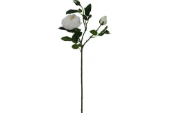28″ Austin Rose Spray, White