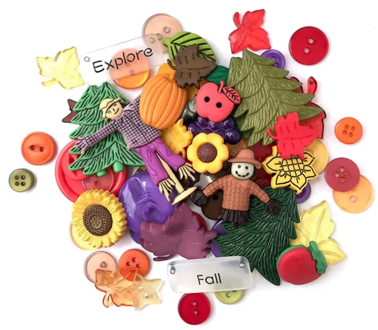 Autumn Theme Buttons Value Pack #317