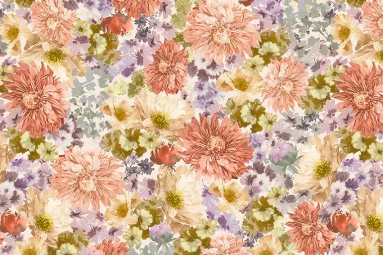 Aviva Florals Foliage in Pearl