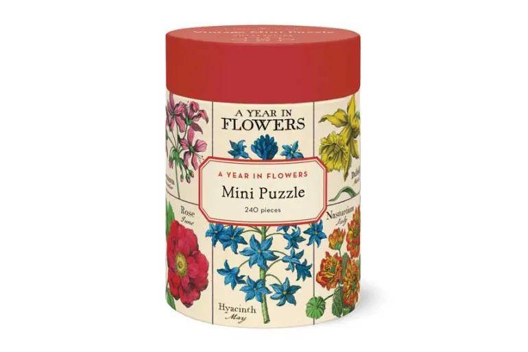 A Year in Flowers 240-Piece Mini Puzzle