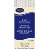 Baby Rick Rack White 1/4-inch x 4-yards 117400030