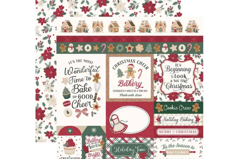 Baking Christmas Cheer 12×12 Collection Kit