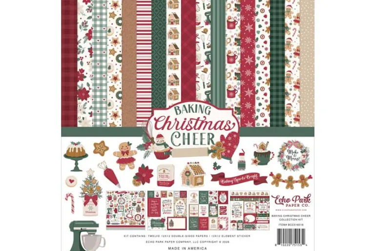 Baking Christmas Cheer Gingerbread Tree Die