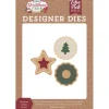 Baking Christmas Cheer Snowman And Gingerbread Die