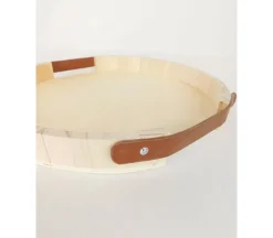 Barrel Bottom Round Tray