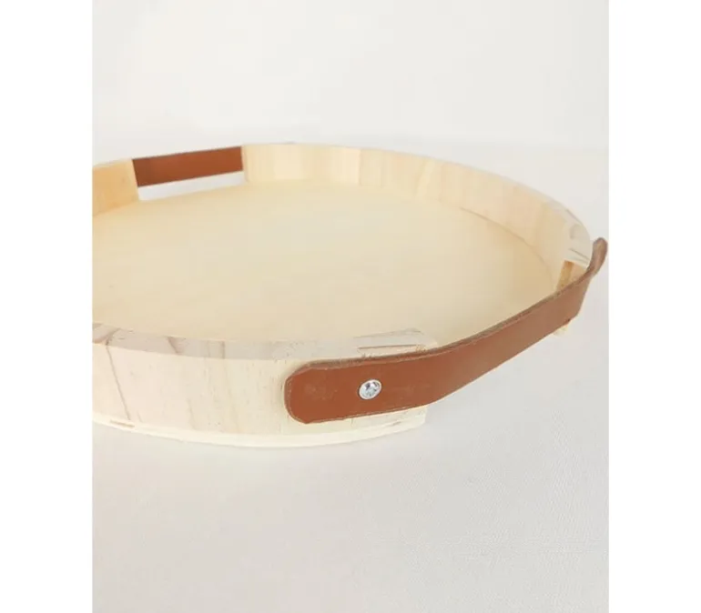 Barrel Bottom Round Tray