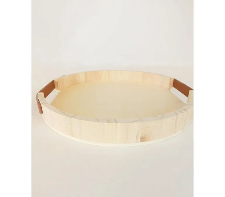 Barrel Bottom Round Tray
