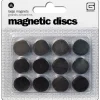 Basic Grey Magnetic Discs Snaps – Large – 12 Piece
