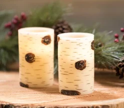 Battery Operated Votive Candle Set – 6 Piece – Ivory