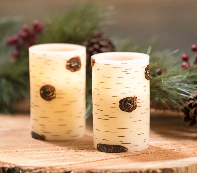 Battery Operated Votive Candle Set – 6 Piece – White