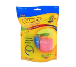 Bazic Air Dry Modeling Clay Set – Fluorescent Color – 6 Piece
