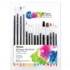 Bazic All Purple Brush Set – 15 Piece