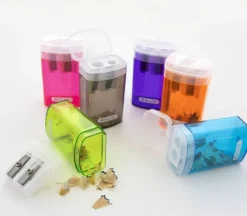 Bazic Dual Blades Sharpener – 1 Piece – Color Shipped is Randomly Picked