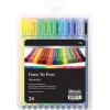 Bazic Fiber Tip Pen Set – Washable – 24 Piece