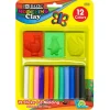 Bazic Modeling Clay Set – 12 Piece
