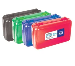 Bazic Pencil Case – 4 Colors Available – 1 Piece – Color Shipped is Randomly Picked