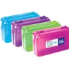 Bazic Pencil Case – 4 Colors Available – 1 Piece – Color Shipped is Randomly Picked