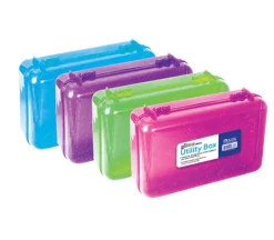 Bazic Pencil Case – 4 Colors Available – 1 Piece – Color Shipped is Randomly Picked