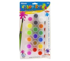Bazic Poster Paint Set – 6-Color Washable Paint Set