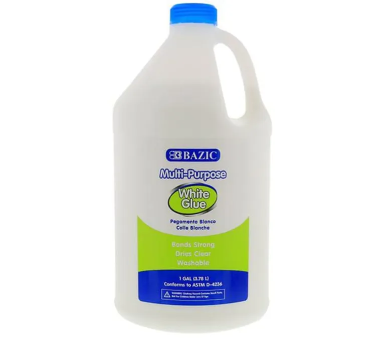 Bazic School Glue – Washable – 1-Gallon