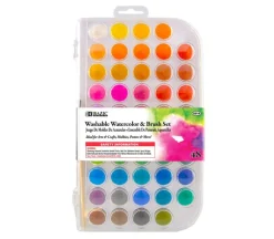 Bazic Watercolor Pan Set – 48 Color