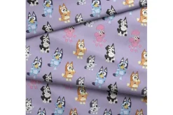 BBC Bluey and Bingo Among the Stars Fabric