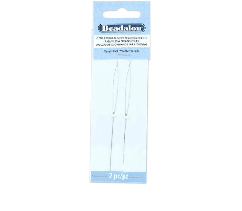 Beadalon Collapsible Big Eye Needle 2.5-inch 2pc