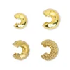 Beadalon Crimp Cover Variety Size Pack – Gold