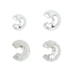 Beadalon Crimp Cover Variety Size Pack – Silver