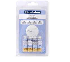Beadalon Crimp Tube Assorted Size Pack – Gold