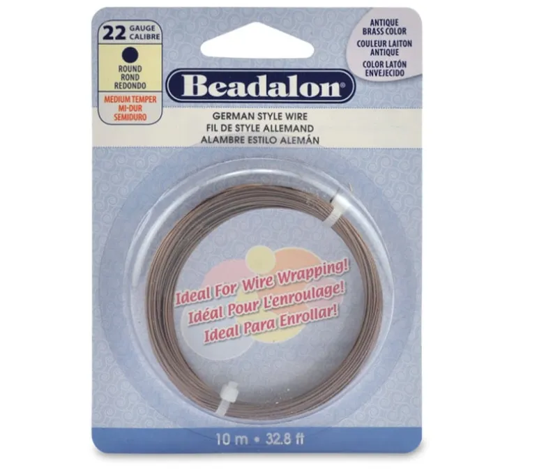 Beadalon German Style Wire – Round – 22 Gauge (view colors)