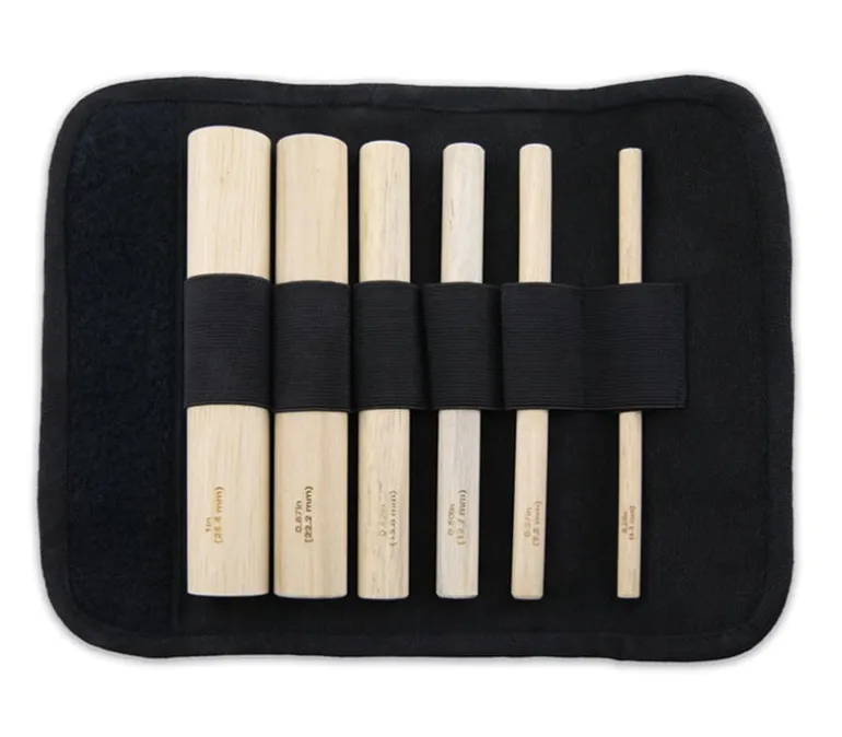 Beadalon Wood Mandrel Set – 6 Diameters