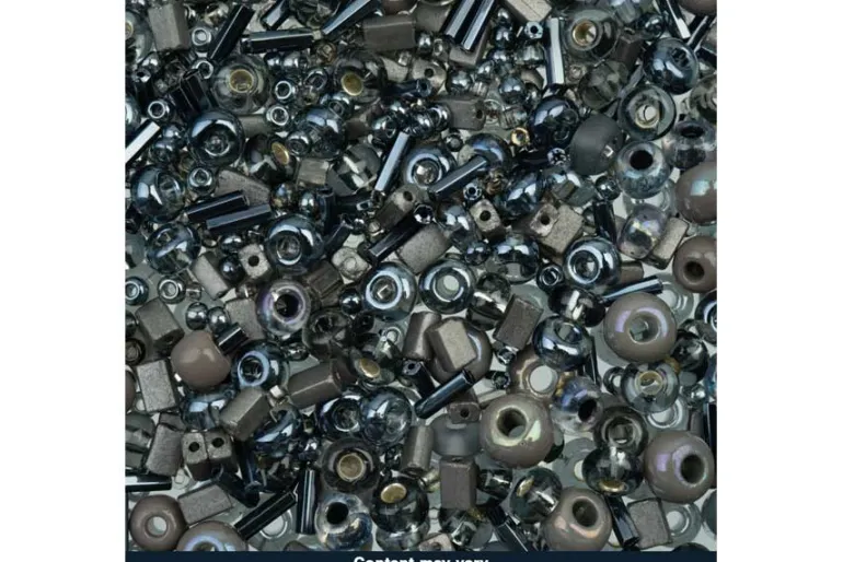 Bead Bar Czech Seed Beads – 50g – Brown Mix