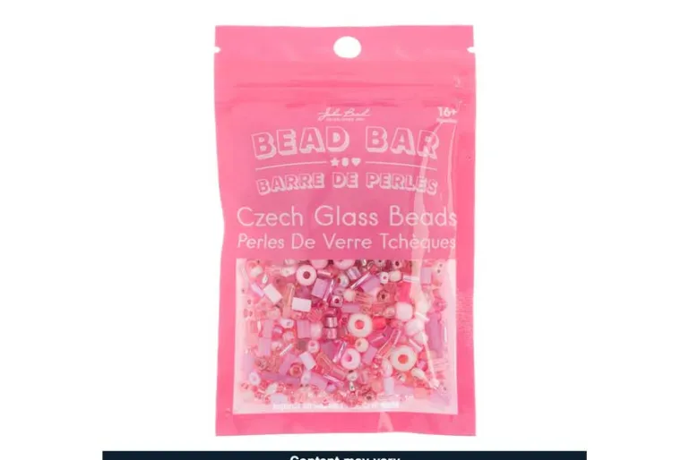 Bead Bar Czech Seed Beads – 50g – Light Purple Mix