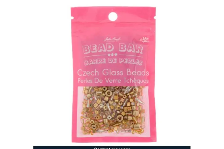 Bead Bar Czech Seed Beads – 50g – Light Blue Mix