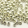 Bead – Flat Round – Antique Silver Plated