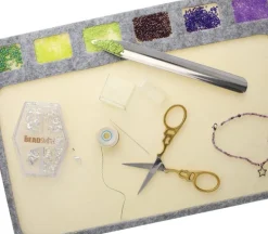 Beadsmith Seed Bead Mat with 6 Compartments- 11-inch x 8-inch