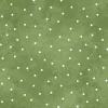 Beautiful Basic Scatter Dot Cream on Green