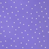 Beautiful Basic Scatter Dot White on Pansy Purple