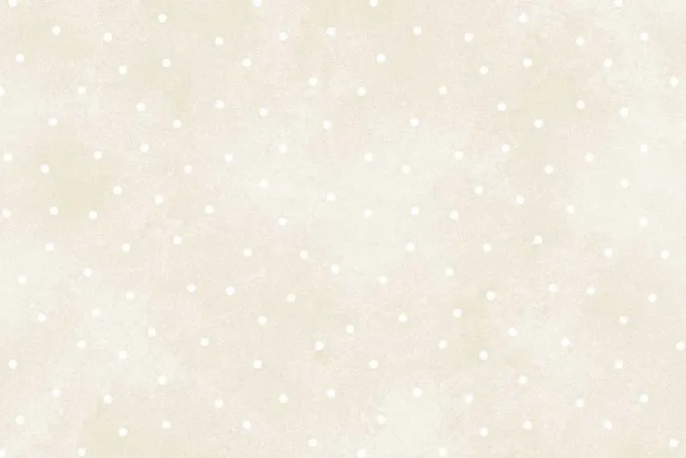 Beautiful Basic Scatter Dot White on Cream