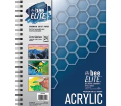 Bee Paper Bee Elite Side Bound Acrylic Paper Pad – 9×12